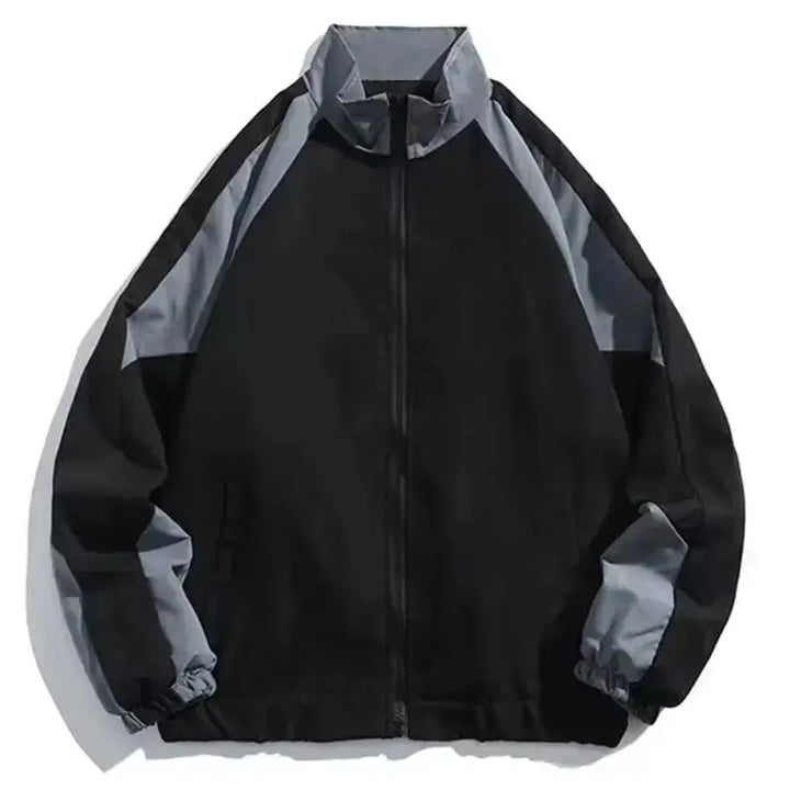 MunaWear - Hoodies & Sweatshirts - Marcus - Lightweight Hip Hop Varsity Jacket with Unique Patchwork Design for Men and Women, Size S-XL - 