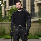 MunaWear - Hunting Clothing - Griffin – Tactical Hunting Shirt and Camo Pants Set, Waterproof & Quick-Drying for Outdoor Training - 