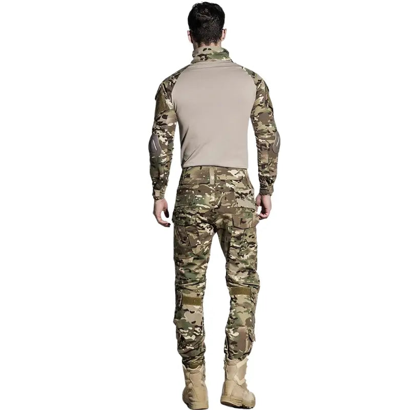 MunaWear - Hunting Clothing - Griffin – Tactical Hunting Shirt and Camo Pants Set, Waterproof & Quick-Drying for Outdoor Training - 
