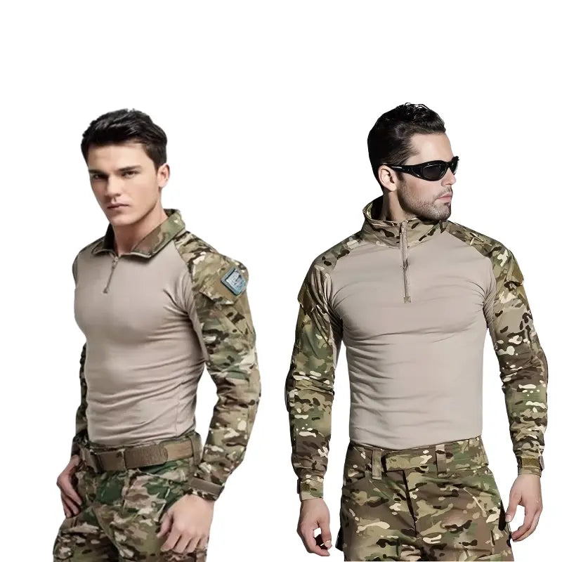 MunaWear - Hunting Clothing - Griffin – Tactical Hunting Shirt and Camo Pants Set, Waterproof & Quick-Drying for Outdoor Training - 