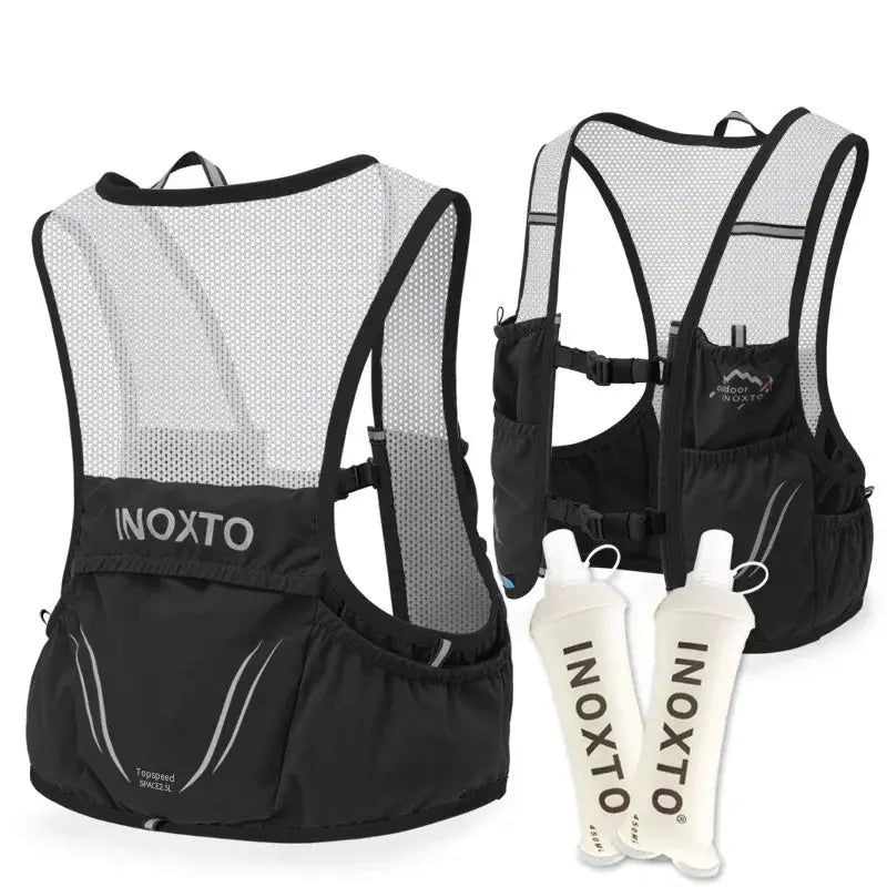 MunaWear  Hydration Packs  Ethan – Ultra-Lightweight Running Hydration Vest with 2L Capacity & Dual 450ml Kettles for Trail Running 