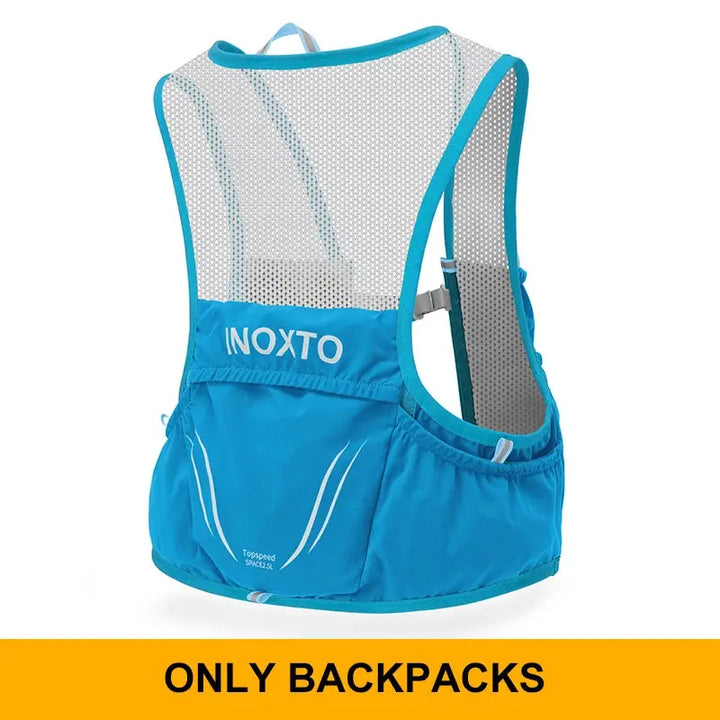 MunaWear  Hydration Packs  Ethan – Ultra-Lightweight Running Hydration Vest with 2L Capacity & Dual 450ml Kettles for Trail Running  Blue