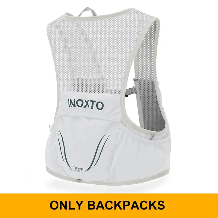 MunaWear  Hydration Packs  Ethan – Ultra-Lightweight Running Hydration Vest with 2L Capacity & Dual 450ml Kettles for Trail Running  Light-Gray-Green