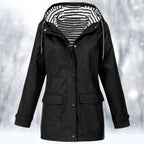 Aluna – Stylish Women's Jacket With Weather Protection For Casual Outings And Outdoor Adventures- Black