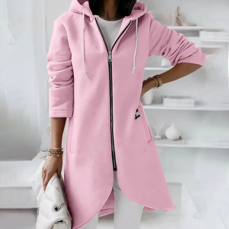 Berit – Comfortable Women's Sweatshirt Jacket With Versatile Style For Everyday Wear 0