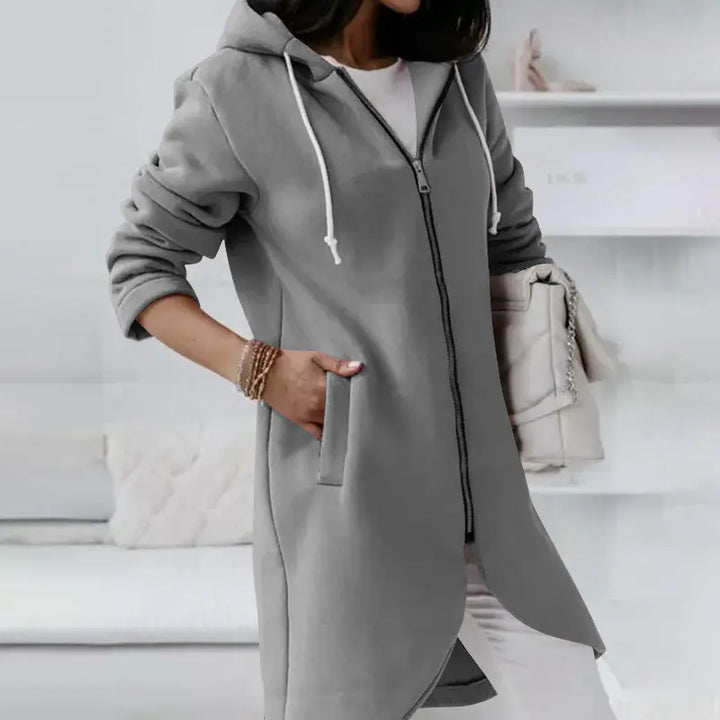 Berit – Comfortable Women's Sweatshirt Jacket With Versatile Style For Everyday Wear 1