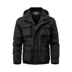 MunaWear - Jackets - Brooks – Detachable Windproof Hooded Jacket with Multi-Pocket Design for Outdoor Activities - 