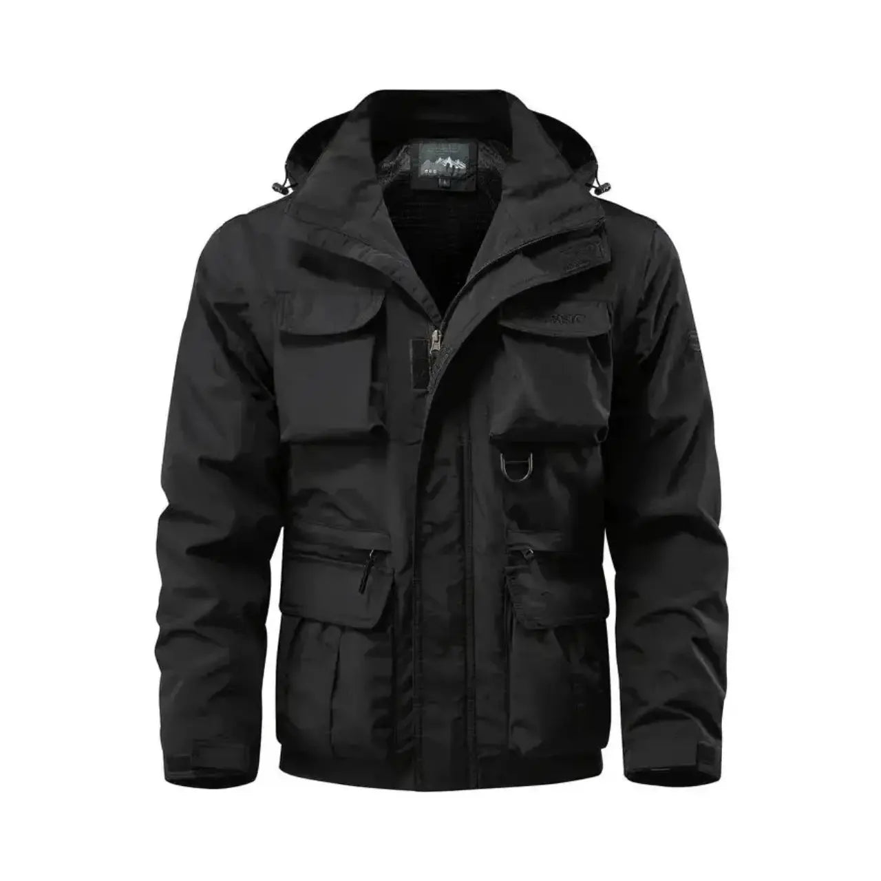 MunaWear - Jackets - Brooks – Detachable Windproof Hooded Jacket with Multi-Pocket Design for Outdoor Activities - 