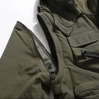 MunaWear - Jackets - Brooks – Detachable Windproof Hooded Jacket with Multi-Pocket Design for Outdoor Activities - 