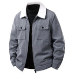 Caden - Classic Men's Corduroy Jacket with Fleece Lining for Casual Wear 2