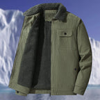 Caden - Classic Men's Corduroy Jacket with Fleece Lining for Casual Wear 8