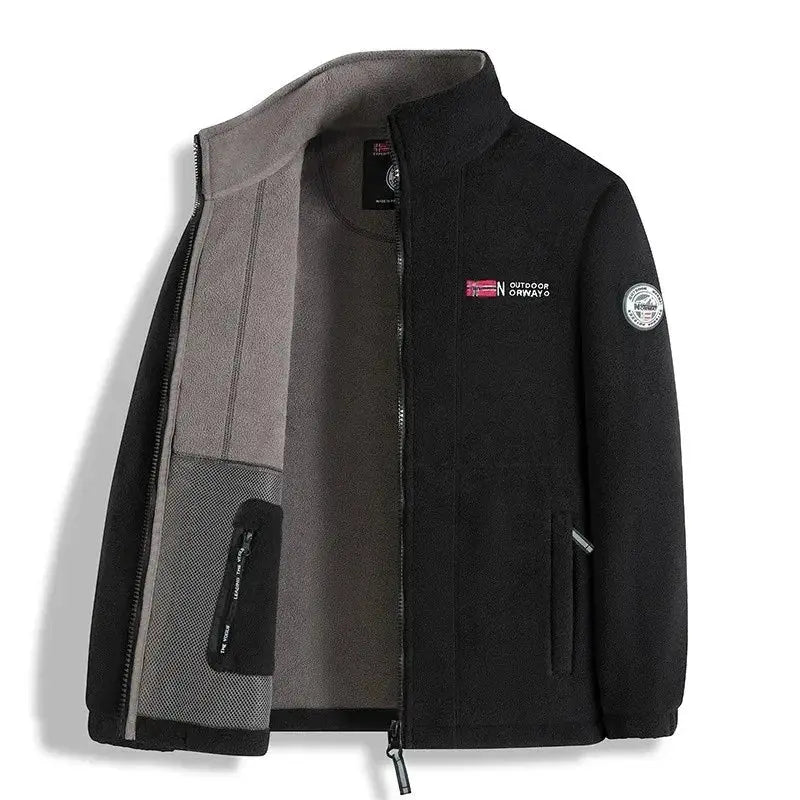 Caden - Double-Sided Fleece Jacket With Loose Fit For Autumn And Winter 5