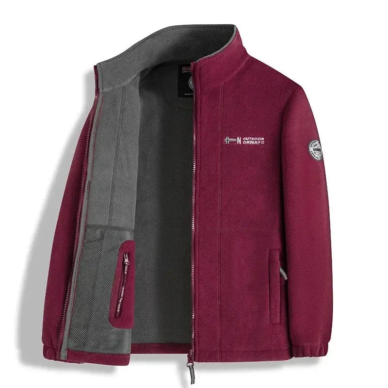 Caden - Double-Sided Fleece Jacket With Loose Fit For Autumn And Winter 9