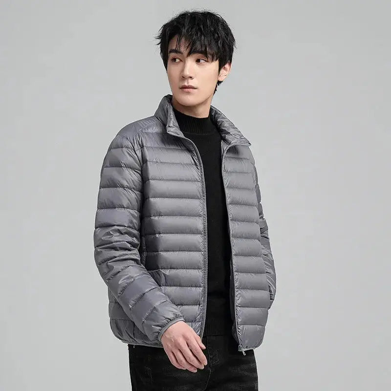 Caden - Lightweight Men's Cotton-Padded Jacket With Plus Size Fit For Casual Wear 2