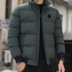 Caden - Stylish Men's Puffer Jacket With Stand-Up Collar For Outdoor Sports 7