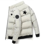 Caden - Stylish Men's Puffer Jacket With Stand-Up Collar For Outdoor Sports 13