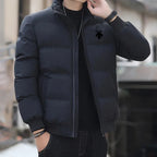 Caden - Stylish Men's Puffer Jacket With Stand-Up Collar For Outdoor Sports 11