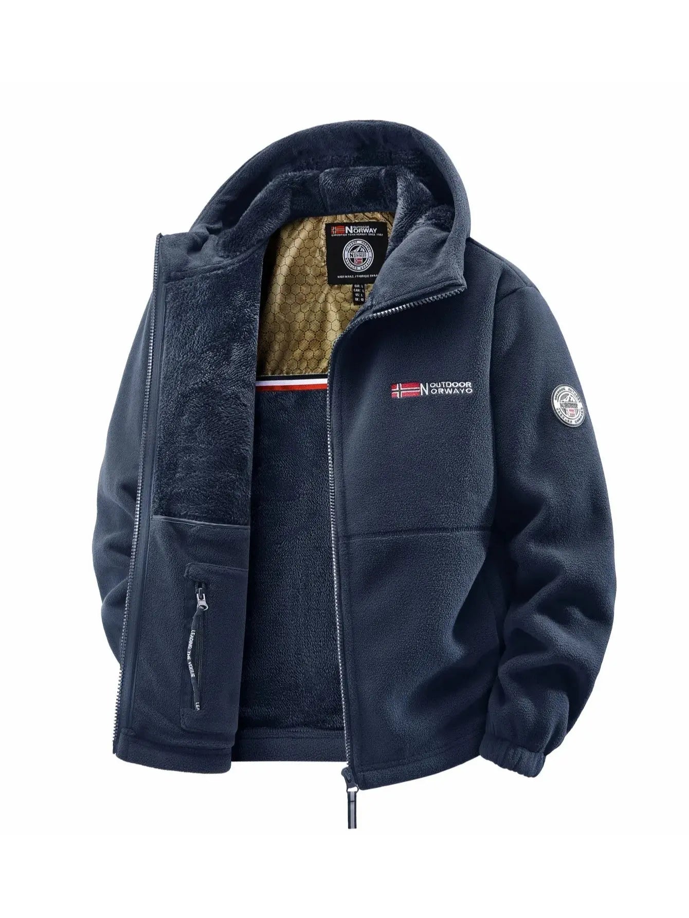 Caden - Versatile Men's Hooded Jacket for Autumn and Winter Outdoor Adventures 6