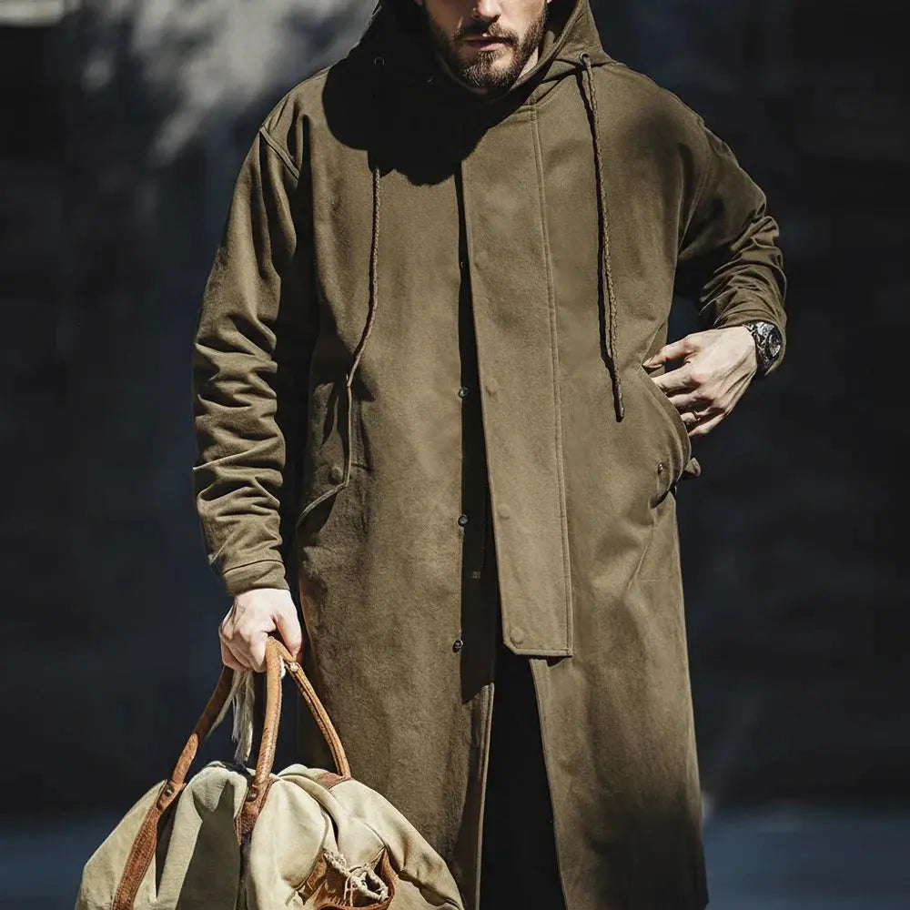 Caden - Versatile Men's Hooded Windbreaker Jacket With Loose Fit For Autumn Adventures 2