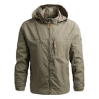 Caden - Versatile Men's Waterproof Jacket With Hood For Outdoor Adventures 2