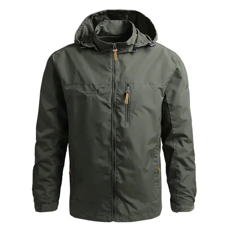 Caden - Versatile Men's Waterproof Jacket With Hood For Outdoor Adventures 0