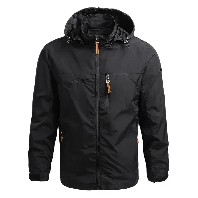 Caden - Versatile Men's Waterproof Jacket With Hood For Outdoor Adventures 7