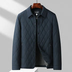 Caden – Classic Men's Puffer Jacket With Diamond Pattern For Casual And Smart Occasions 2