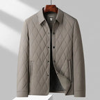 Caden – Classic Men's Puffer Jacket With Diamond Pattern For Casual And Smart Occasions 3