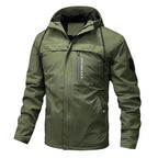Caden – Modern Men's Quilted Fleece Jacket With Hood For Outdoor Adventures 0
