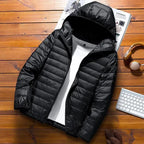 Caden – Quilted Men's Hooded Jacket With Classic Design For Winter Wear 3