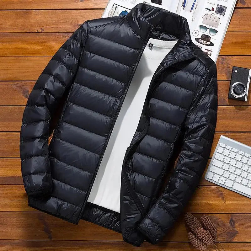 Caden – Quilted Men's Hooded Jacket With Classic Design For Winter Wear 7