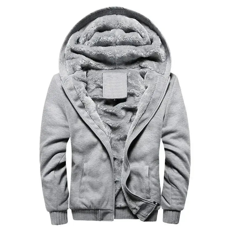 Caden – Stylish Men's Hooded Fleece Quilted Jacket for Everyday Wear 4