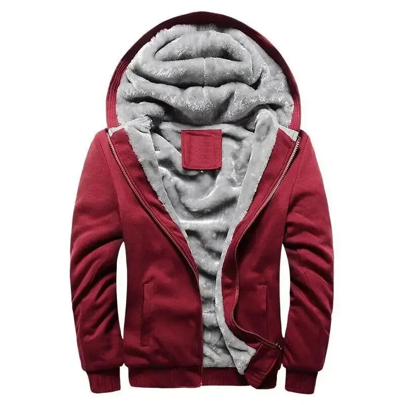 Caden – Stylish Men's Hooded Fleece Quilted Jacket for Everyday Wear 10