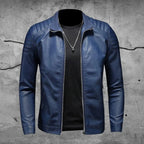 Caden – Stylish Men's Leather Biker Jacket With Premium Feel For Business And Casual Wear 0