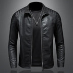 Caden – Stylish Men's Leather Biker Jacket With Premium Feel For Business And Casual Wear 2