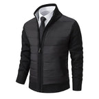 Caden – Stylish Men's Quilted Jacket With Stand-Up Collar For Winter Wear 2