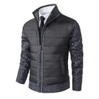 Caden – Stylish Men's Quilted Jacket With Stand-Up Collar For Winter Wear 3