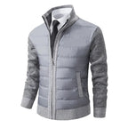 Caden – Stylish Men's Quilted Jacket With Stand-Up Collar For Winter Wear 4