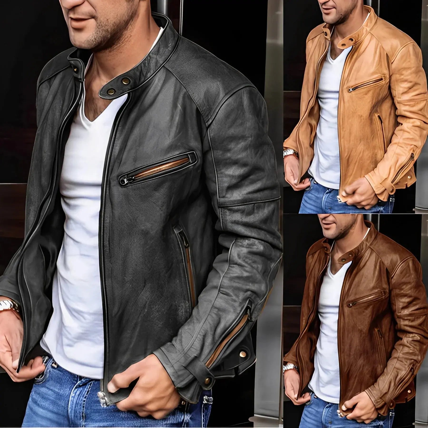 Caden – Stylish Men's Waterproof Jacket With Zipper For Everyday Wear 4