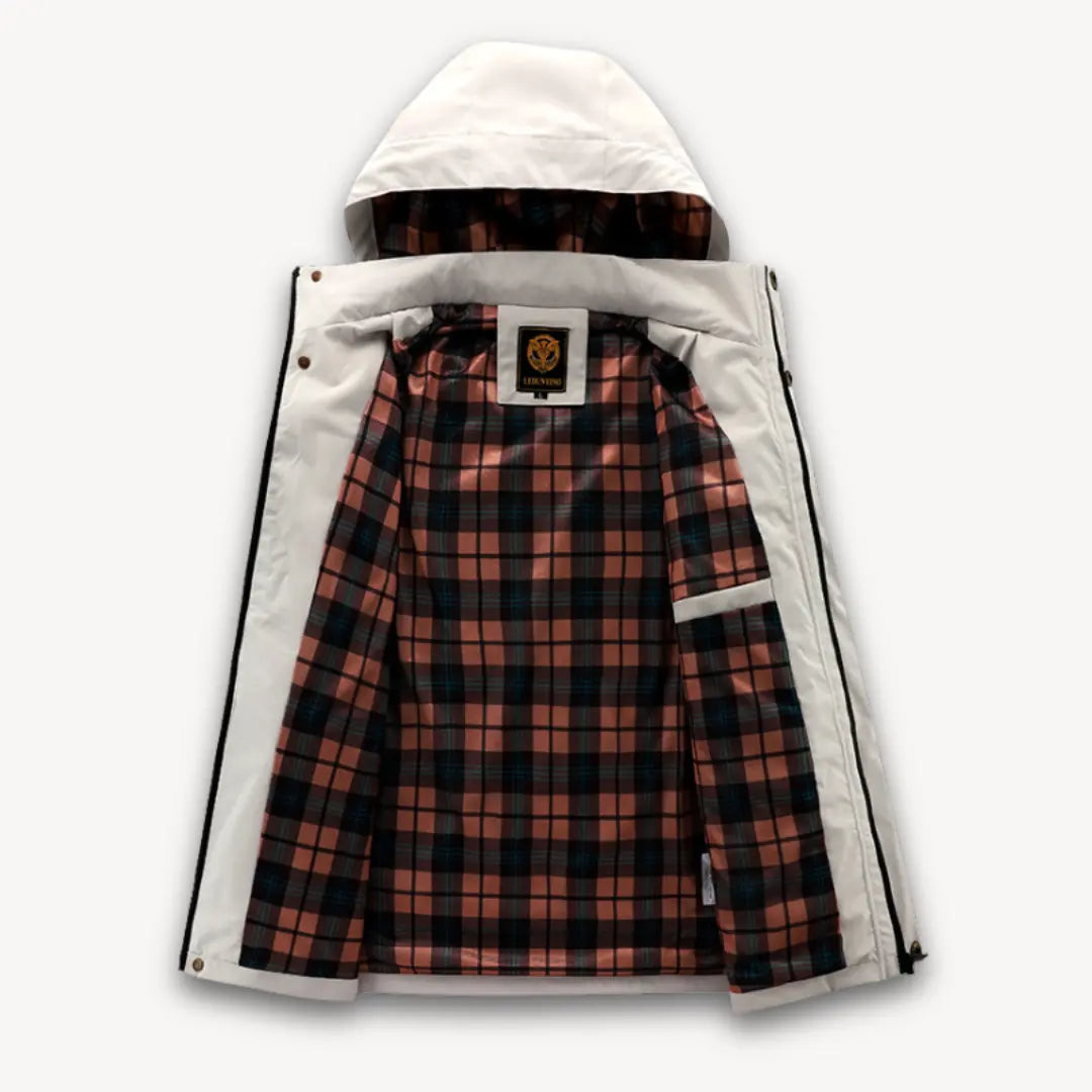 Water-Resistant Mens Jacket with Insulation - Stylish Hooded Mens Winter Coat for Cold Weather Adventures 3