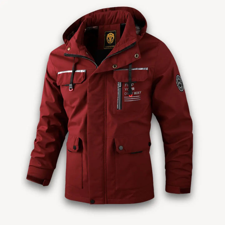 Water-Resistant Mens Jacket with Insulation - Stylish Hooded Mens Winter Coat for Cold Weather Adventures 4