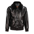 Jericho – Classic Men's Vintage Leather Aviator Jacket With Timeless Style For Versatile Occasions