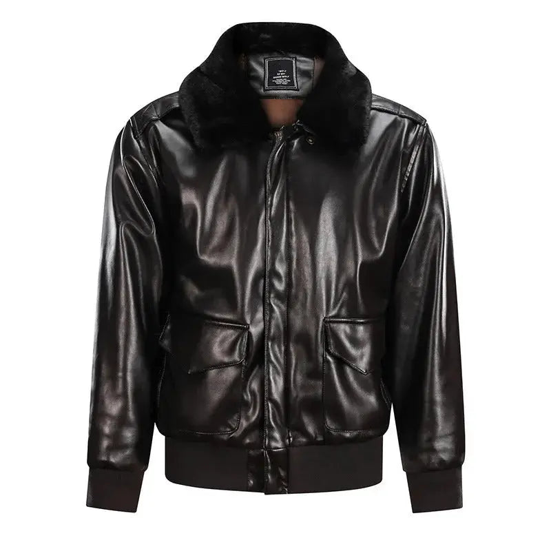 Jericho – Classic Men's Vintage Leather Aviator Jacket With Timeless Style For Versatile Occasions