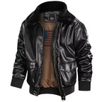 Jericho – Classic Men's Vintage Leather Aviator Jacket With Timeless Style For Versatile Occasions