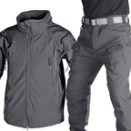 MunaWear - Jackets - Knox  – Men's Tactical Waterproof Softshell Jacket & Cargo Pants Set - 