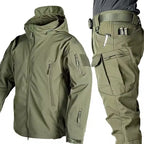 MunaWear - Jackets - Knox  – Men's Tactical Waterproof Softshell Jacket & Cargo Pants Set - 