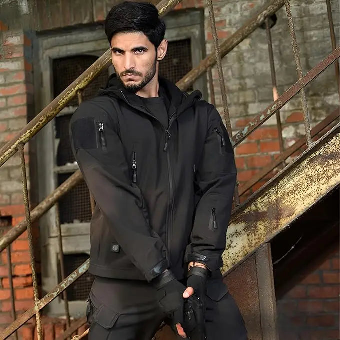 MunaWear - Jackets - Knox  – Men's Tactical Waterproof Softshell Jacket & Cargo Pants Set - 