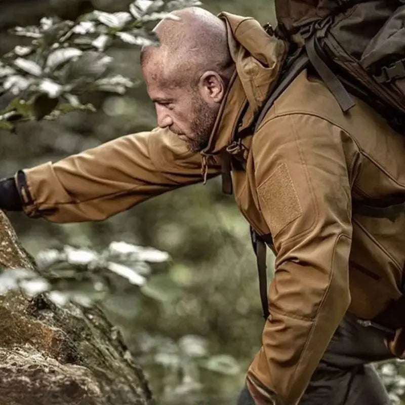 MunaWear - Jackets - Knox  – Men's Tactical Waterproof Softshell Jacket & Cargo Pants Set - 