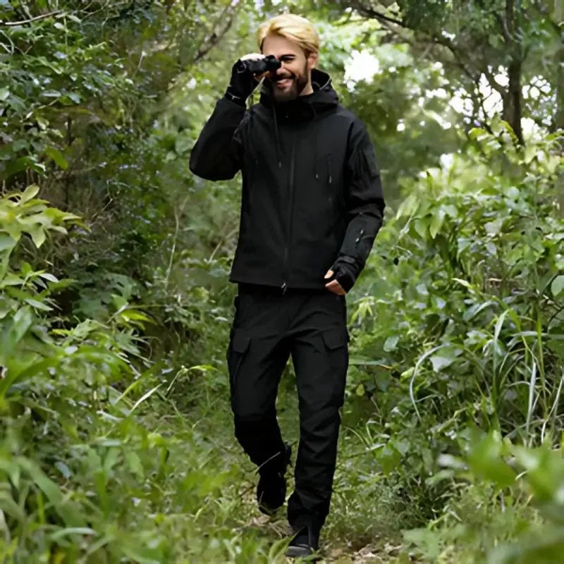 MunaWear - Jackets - Knox  – Men's Tactical Waterproof Softshell Jacket & Cargo Pants Set - 