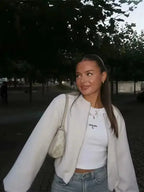 Liora - Retro Women's Jacket With Elastic Hem For Casual Outings And Layering 3